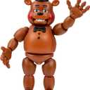 Jazwares Five Nights at Freddys Toy Freddy - 5-Inch Articulated Figure with Jumpscare Feature and Glow-in-The-Dark Eyes