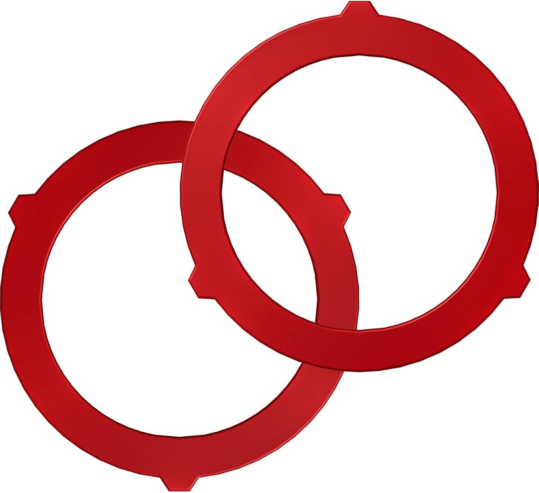 8 x Triple-Lip Design Flush Valve Seal for Kohler, 2 Pcs Upgraded Silicone Material Canister Toilet Tank Parts Gasket Replacement for GP1059291, for Easy Install and Uninstall