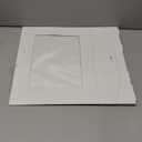 White Extra Large Gift Box for Presents with Ribbon 16.5x13x5.3 Inches Clear Gift Box with Window Magnetic Closure Gift Boxes with Lids