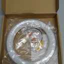 T9 LED Circline Light Bulb, 8 Inch 1700LM LED Circular Light, 12W Clear Cover 6500K Daylight Replacement for FC8T9/CW 22-Watt Circular Bulb (6500K, 8")