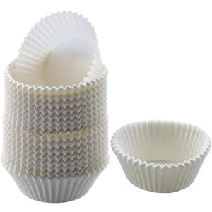 White Cupcake Liners Standard Size - 300-Pack Paper Baking Cups - Fits Perfectly Any Muffin Baking Pan - Muffin liners for Cupcakes, Muffins, & Egg Muffins - Greaseproof Cupcake Papers Wrappers