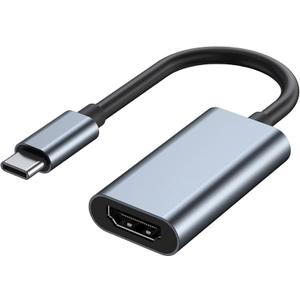 USB C to HDMI Adapter for Monitor, 4K HDMI to USB C Laptop Docking Stations for MacBook pro, USB Type C to HDMI Cable for iPad air, Thunderbolt 3 Video Dongle Converter for Chromebook XPS TV ect (1 Pack)