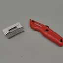 WORKPRO Premium Utility Knife, Retractable All Metal Heavy Duty Box Cutter, Quick Change Blade Razor Knife, with 10 Extra Blades (Red)