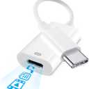 Lightning to USB C Adapter for iPhone 17/16/15, 3-in-1 Full Function USBC to Lightning Adapter Support Headphone Audio, 36WPD Charging, OTG Data Transfer, Type C Cable for iPad, MacBook etc.