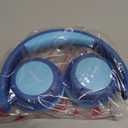 iClever BTH22 Kids Bluetooth Headphones, 60H Play Time, USB C Fast Charging, Bluetooth 5.4, AUX Cord, Safe Volume 74/ 85 dBA, Toddler Headphones for iPad/ Tablet/ Travel/ School, Blue