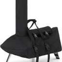Cover for Ooni Karu 12 Pizza Oven, Heavy Duty Waterproof Accessories for Pizza Maker Carry Cover with Seperate Chimney Bag