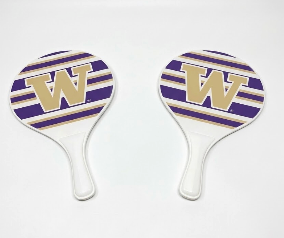 Team Pride Beach Paddle Set. Two Paddles, Two Balls, and Its Own Easy - To - Carry - Bag