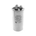 55 + 5 uF 55 + 5 MFD ±5% 370 VAC Dual Run Round Start Capacitor for AC Unit Fan Motor Start, Heat Pump, Condenser Straight Cool. Compatible with GE # C3555R / 97F9815