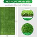 XLX TURF 5'x10' Artificial Grass Runner Rug Waterproof Green Outdoor Carpet