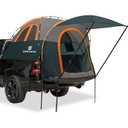 Umbrauto Truck Bed Tent with Awning: 5.5-5.8FT PU3000mm Waterproof Tailgate Pickup Truck Tents, Easy Set-up for 2 Person, Fits Full Size Short Bed, Chevy, Dodge, Ford, GMC, Green