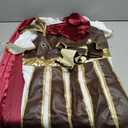 Roman Warrior Costume for Boys, Kids Gladiator Medieval Soldier Cosplay Knight Viking Outfits Halloween Dress Up, Size 12-14Y