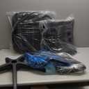 Home Office Chair Ergonomic Desk Chair Mid-Back Mesh Computer Chair Lumbar Support Comfortable Executive Adjustable Rolling Swivel Task Chair with Armrests(Black)