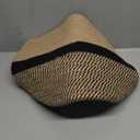 Dahey Jute Rope Plant Basket Modern Woven Storage Basket for 10.5" Indoor Planter, Decorative Flower Pots Cover Laundry Bin with Handle Rustic Home Decor, Black