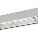 Winco ESH-36, 36-Inch Electric Strip Heater, 850W, 7A, Commercial Grade Infrared Food Warmer, Pass-Through Stations Heating, ETL,Silver