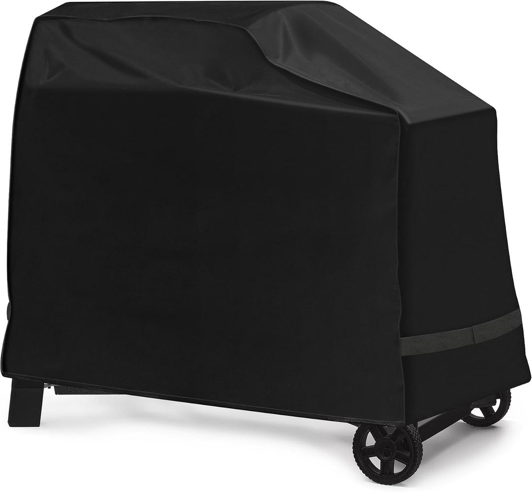 BAC761 Grill Cover for Traeger Woodridge Accessory Wood Ridge Replacement Parts Pellet Smoker Full Length 600D Waterproof Outdoor BBQ Covers Grilling