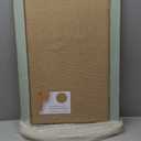 SOFE Linen Bulletin Board 18 X 29 Inches Wood Frame, Fabric Pin Board Corkboards for Wall Decorative, Rustic Memo Board Photos Wall Organizer Display Board, Vision Board for Home Room Office Message, Retro Green 