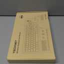 TECKNET Wireless Keyboard and Mouse Combo, Mini Cordless Computer Keyboard and Mouse Set 2.4GHz, Silent Adjustable 1600 DPI, Quiet Click, Lag-Free for Computer, Laptop, PC, Windows, Mac, Chrome OS (Black)