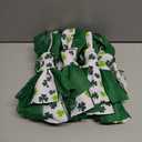 Suncalla 4 Pack Large Spring Bows for Wreath 21x11 Inch Green Shamrock Tree Topper Bow Clover Burlap Bowknot Holiday Crafts with Wired Edge for Basket Front Door Wall Outdoor Decor Ornament