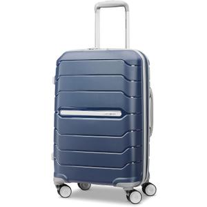 Samsonite Freeform Hardside Carry-On Luggage with Spinner Wheels - Hardshell Suitcase - TSA, Airline-Approved - Expandable Hard Shell, Smooth Rolling Wheels for Lightweight Travel - Navy