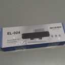 Computer Speakers for Desktop Pc, Monitor Speakers for Laptop, Pc Speakers with Loud Sound, Volume Control Easily Clamps to Monitors(USB-C to USB Adapter Included) (Black)