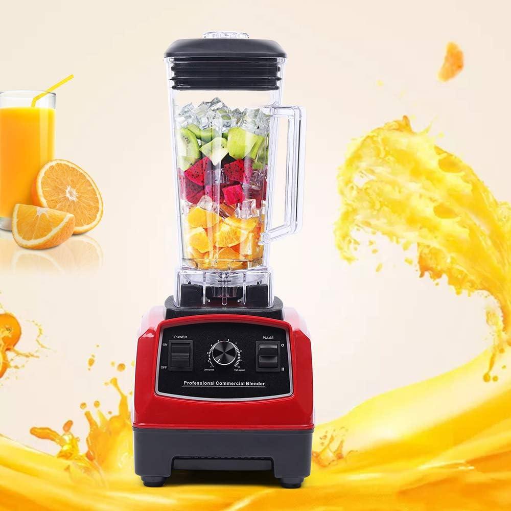 YL-010 Commercial Mixer Juicer Power Food Processor Smoothie Bar Fruit 1500W Electric Juicer Smoothie Maker 2L 110V High Speed Professional Mixer For Home Use