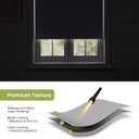 100% Blackout Cordless Roller Window Shades, Free-Stop Black Out Blinds for Indoor Windows,Thermal Insulated UV Protection,Window Shades Pull Down for Home,Office,Easy to Install,27" W x 72" H, Grey