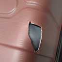 FOCHIER F Hardside 1 Piece Expandable Luggage with TSA Lock, Hard Shell Rolling Suitcase Set with Spinner Wheels for Women Man, 26 Inch Travel Luggage, Burgundy