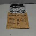 Anti Slip Dog Socks to Prevent Licking Paws - Double Side Paw Covers Dogs Grip Sock for Hardwood Floors, No Twist Dog Booties Grippy Socks for Small Medium Large Senior Dogs, Light Grey and Black, L (L(Pack of 4))