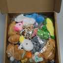 JOYIN 24 Pack Mini Animal Plush Toy Assortment (24 Units 3" Each), Animals Keychain Decoration for Kids, Small Stuffed Animal Bulk for Kids, Carnival Prizes, School Gifts, Party Favor Goodie Bags