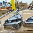 Callaway Paradym Ai Smoke Wedge Set – SW, AW, #9 – Steel Shafts – 3 Piece Set, Right Handed