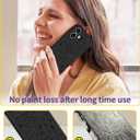 3 x Toycamp for iPhone 16 Case 6.1 Inch - Women Girls Skeleton Dance Cute Black Frosted Slim Fit Design Soft TPU Shockproof Protective Girly Cool Kawaii Fashion Unique Cover for iPhone 16 Phone Case