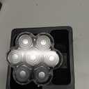 Cyruzi Head Shavers for Bald Men: 7D Floating Electric Razor with Magnetic Removable Head, IPX7 Waterproof Wet or Dry Shaver, LED Display & Type-C Fast Charging (Bottle Green)