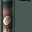 TUDIA MergeGrip [Military Grade] Designed for Google Pixel 6a Case (2022), [Drop Tested] Dual Layer Shockproof Slim Tough Non-Slip Heavy Duty Protective Phone Cases Cover - Pine Green