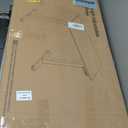 JOY worker Small Electric Standing Desk, 40" x 20" Whole Glass Piece Height Adjustable Desk with Memory Controller, White Sit to Stand Desk Workstation for Home Office