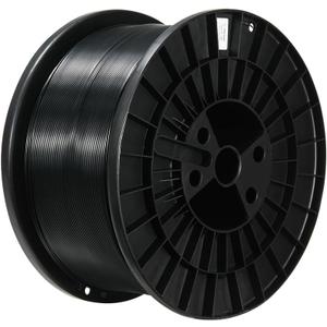 Polymaker 5kg ABS Filament 1.75mm Black, 3D Printer Filament 1.75mm Heat Resistant - PolyLite Black ABS 3D Printing Filament 1.75mm Cost Effective Large Spool, Strong & Durable