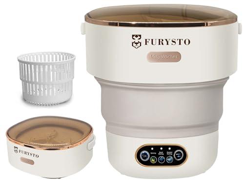 Foldable Portable Washing Machine Upgraded with Spin Basket,16L Mini Laundry Machine,Automatic 3 Cleaning Modes for Underwear/Baby Clothes/Socks,Ideal for Travel,Dorms, Apartments,Hotels,RVs & Camping