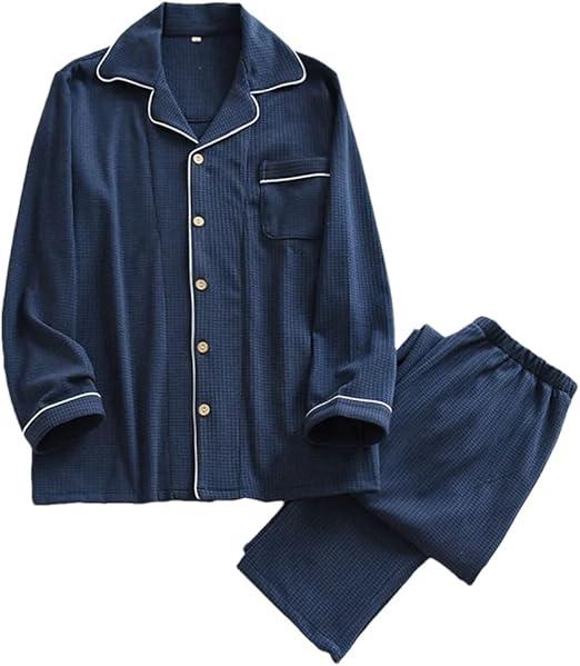 Rfmfkkg Couple Pajama Set Men'S And Women'S Long Sleeve Plaid Two Piece Velour Warm Home Loungewear large