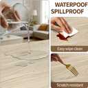 Rectangle Table Cover with Elastic Edge Design Waterproof Stain-Resistant Wipeable Fitted Table Cloth Fits 6 Foot Tables for Picnic, Camping, Outdoor, 60" x 30"