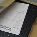 Ultrawall Pegboard Display Stand, Metal Tabletop Pegboard Display, Accessories Rack Organizer for Jewelry, Retail Stores, Craft Shows, 12"X16", 2pcs Black