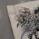 Winter Snowman Washable Area Rug 2x6ft Christmas Tree Snowflakes Xmas Leaf Floral Soft Rectangle Rugs for Living Room, Non Slip Carpet for Bedroom Entryway Dining Room