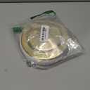 Sudbury Polished Brass Tone Bread Plate Communion Tray Cover, 6 1/2 Inch