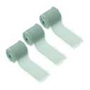 3roll Hand-Torn Frayed Edge Ribbon for Wedding Bouquets and Craft Projects Soft Chiffon for Wrapping Decorations and Crafts