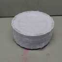 DaYammi 60PCS White and Gold Plastic Plates, Gold Rim Plates Disposable Heavy Duty Disposable Plate Premium 10inch White Dinner Plate Hard Plastic Platos for Party Wedding Bridal Shower