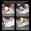 Titanium Cutting Board For Kitchen - 100% Pure Titanium Cutting Boardsand suitable for home kitchen cooking,Durable. ((12inX9in))