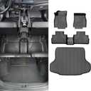 Floor Mats & Cargo Liner for 2020-2025 Nissan Sentra All Weather TPE Protection Floor Liners Full Set with Trunk Mat for 2021 2022 2023 2024 2025 Sentra Accessories