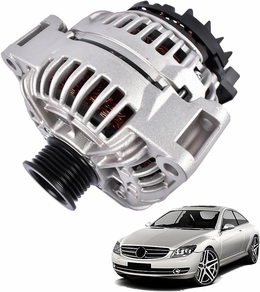 Alternator Replacement for Mercedes CL500 S500 CLK430 SL500 E320 G500 S430 S350 E55 AMG E430 3.7 4.3 5.0 5.5L 2002-2009 150A 12V 13953 0121541302 0141540102