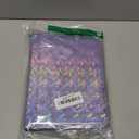4-Pocket Trading Card Binder with 50 Sleeves, Fits Up to 400 Cards, Unique Shimmering Glitter PU Leather Cover, Refillable 3-Ring Zipper Card Collector Album for TCG, Sports Cards - [Sparkly Purple]