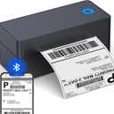 Shipping Label Printer, 4x6 Bluetooth Thermal Label Printer for Shipping Packages Small Business Mailing, Support iOS, Android, Mac, Windows, Chrome, Used for UPS, USPS, Etsy, Amazon, Navy Blue