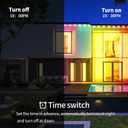 Yocrostar 300ft Permanent Outdoor Light,RGB Eaves Lights with App Control Remote,DIY IP67 Waterproof Under Eave Lighting,Outside led Lights for House,Party,Christmas Decorations(2 Rolls 150FT)