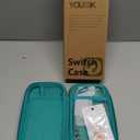 Younik Switch Lite Case, Portable Switch Lite Carrying Case, 14 in 1 Accessories Kit with Carrying Case, Protective Cover, Game Card Case, Screen Protectors, Thumb Grips, Pendant and straps (Green)